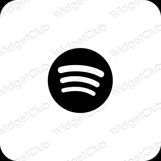 Icônes d'application Spotify esthétiques