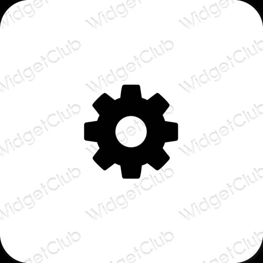 Esthetische Settings app-pictogrammen