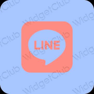 Estetické ikony aplikácií LINE