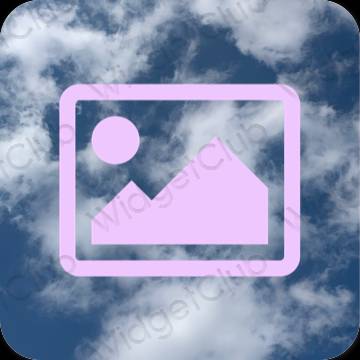 Esthetische Photos app-pictogrammen