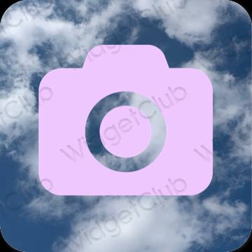 Esthetische Camera app-pictogrammen