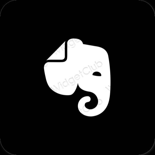 Æstetiske Evernote app-ikoner