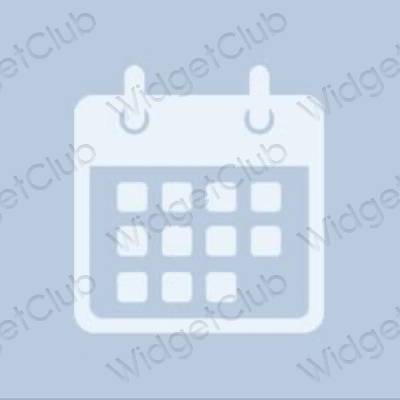 Estetické Fialová Calendar ikony aplikácií