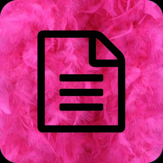Estetyczne Notes ikony aplikacji