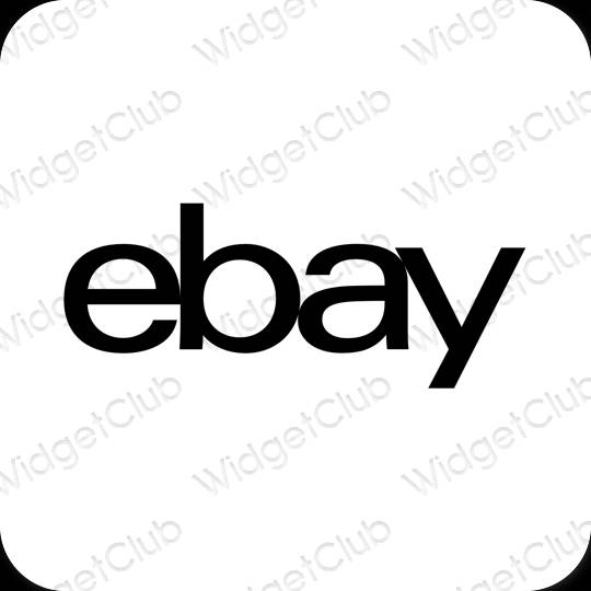 Aesthetic eBay app icons