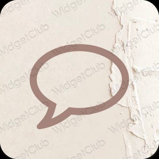 Esthetische Messages app-pictogrammen