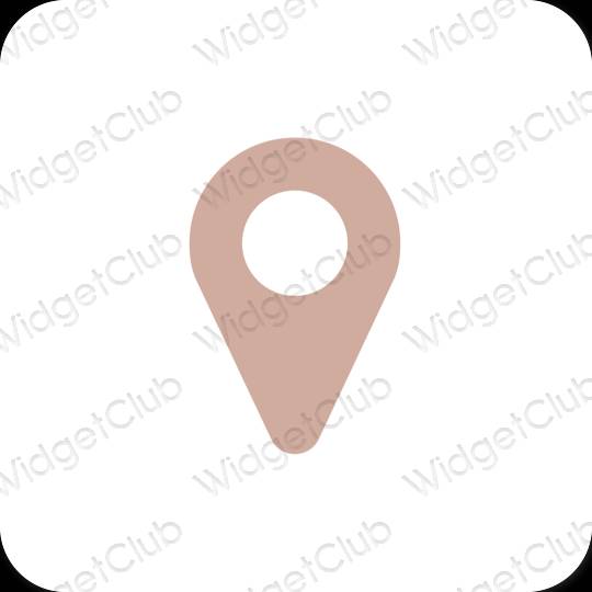 Естетске Map иконе апликација