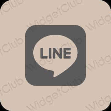 Естетични LINE икони на приложения