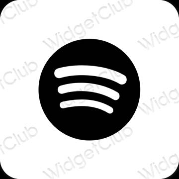 Estetiska Spotify appikoner