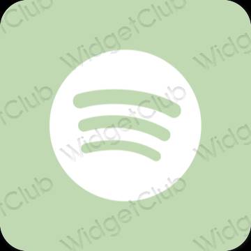 Estética Spotify iconos de aplicaciones