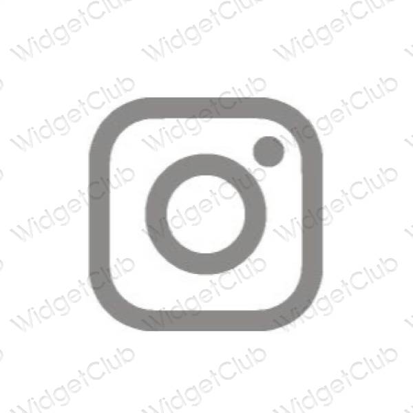 Estetické ikony aplikací Instagram