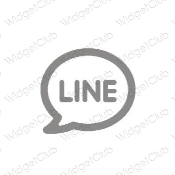 Estetske LINE ikone aplikacij