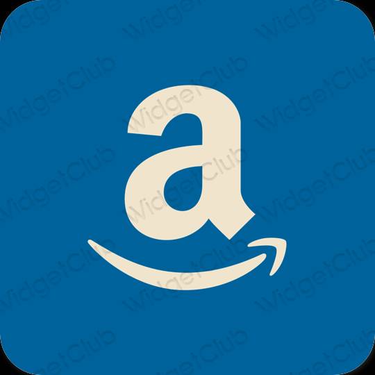 Estetski plava Amazon ikone aplikacija