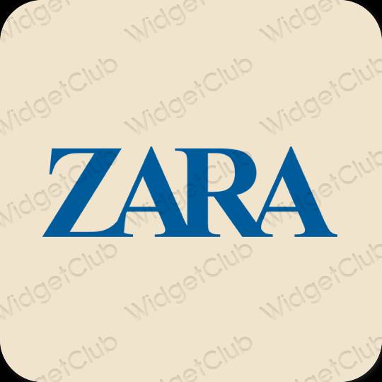Естетски беж ZARA иконе апликација