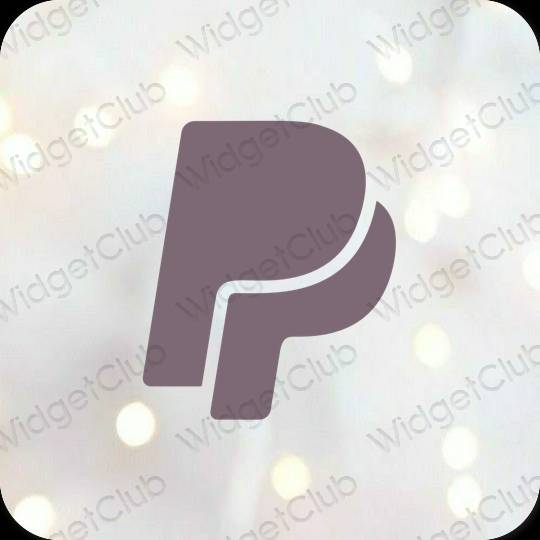Ikon aplikasi estetika Paypal