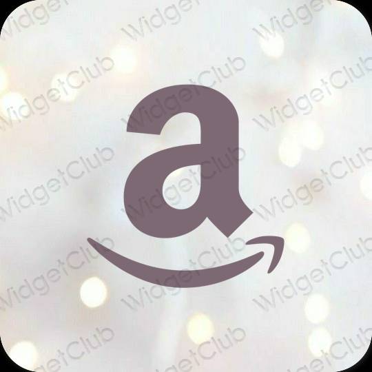 Pictograme pentru aplicații Amazon estetice