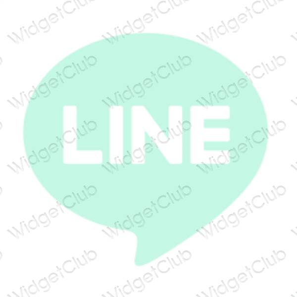 Естетични LINE икони на приложения