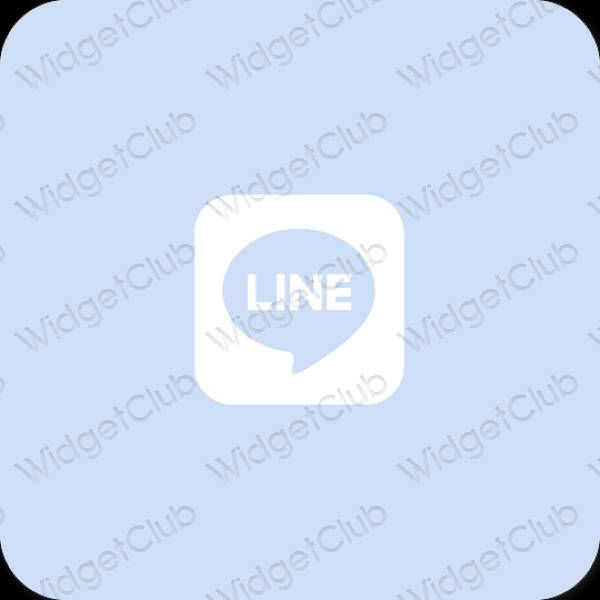 Естетске LINE иконе апликација