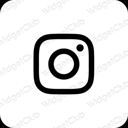 Icônes d'application Instagram esthétiques