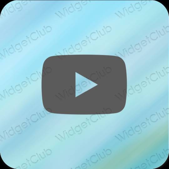 Esthetische Youtube app-pictogrammen