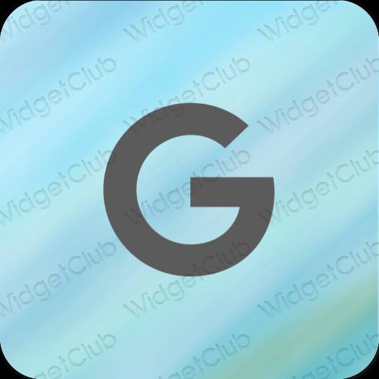 Icônes d'application Google esthétiques