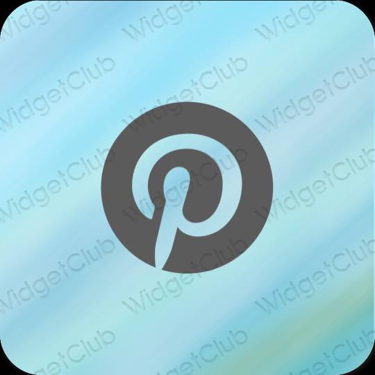 Icônes d'application Pinterest esthétiques
