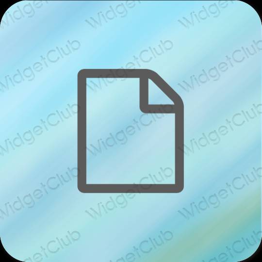 Aesthetic Files app icons