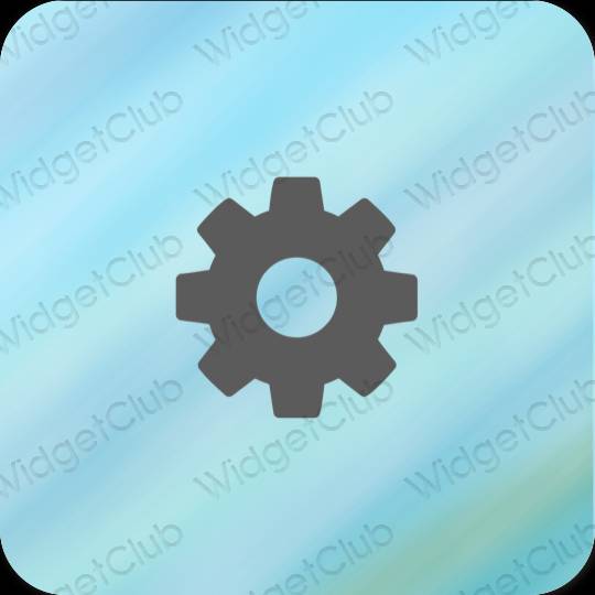 Estetske Settings ikone aplikacij