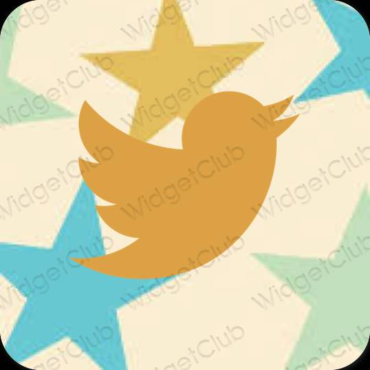 Icone delle app Twitter estetiche