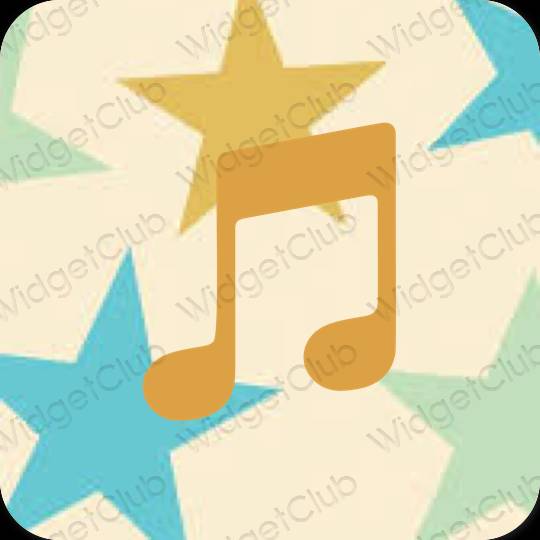 រូបតំណាងកម្មវិធី Apple Music សោភ័ណភាព