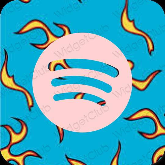 Estetické ikony aplikací Spotify