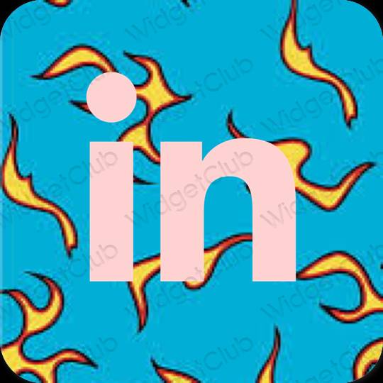 Ikon aplikasi estetika Linkedin