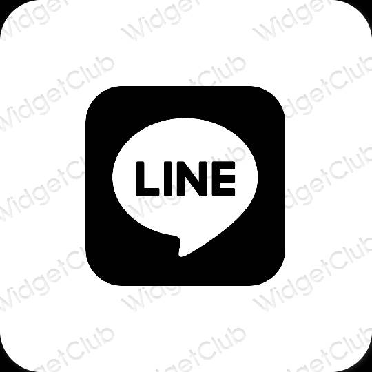 Estetske LINE ikone aplikacija