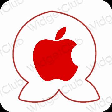 جمالية Apple Store أيقونات التطبيقات