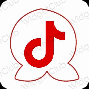 Esthetische TikTok app-pictogrammen