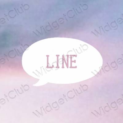 نمادهای برنامه زیباشناسی LINE