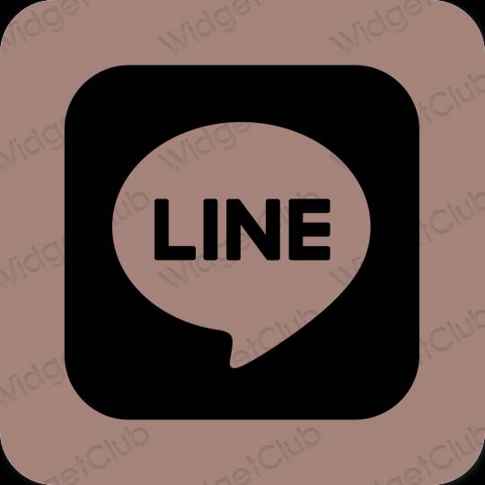 សោភ័ណ ត្នោត LINE រូបតំណាងកម្មវិធី
