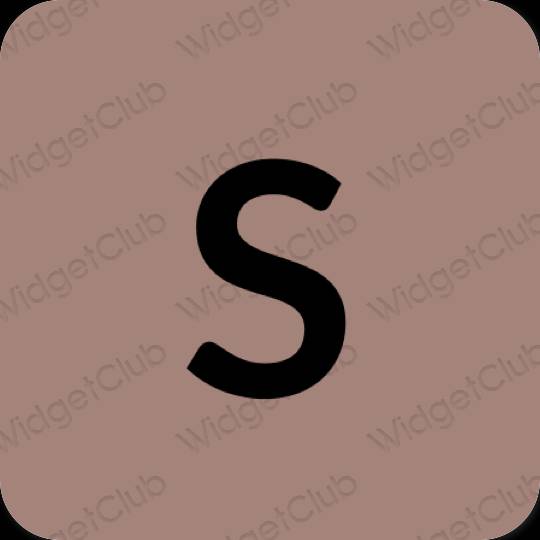 Ästhetisch braun SHEIN App-Symbole