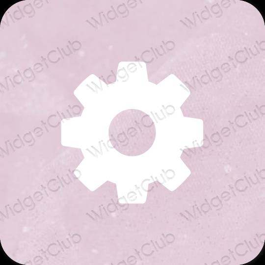 Esthetische Settings app-pictogrammen
