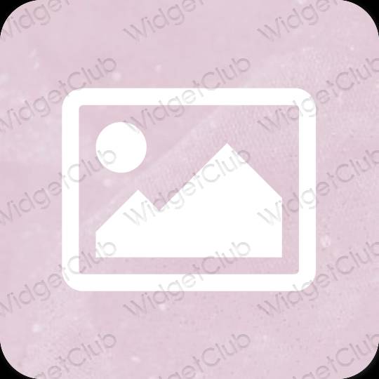 Esthetische Photos app-pictogrammen