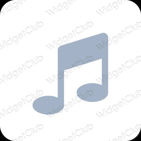 Esthetische Apple Music app-pictogrammen