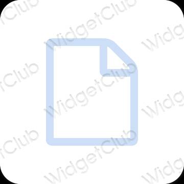 Æstetiske Files app-ikoner