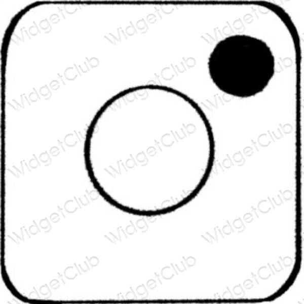 Esthetische Instagram app-pictogrammen