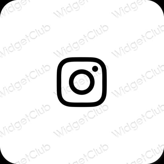 Biểu tượng ứng dụng Instagram thẩm mỹ