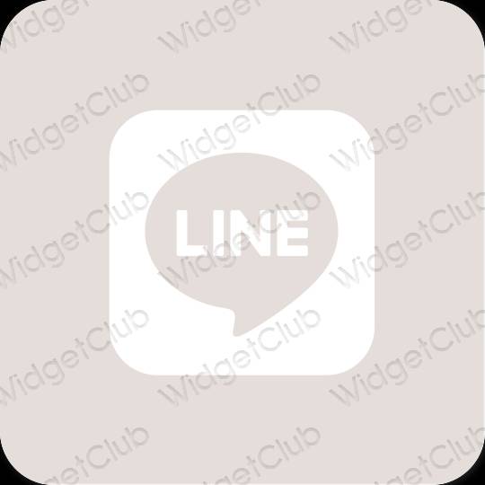 Esthetische LINE app-pictogrammen