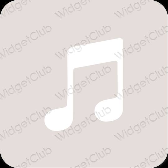 نمادهای برنامه زیباشناسی Apple Music