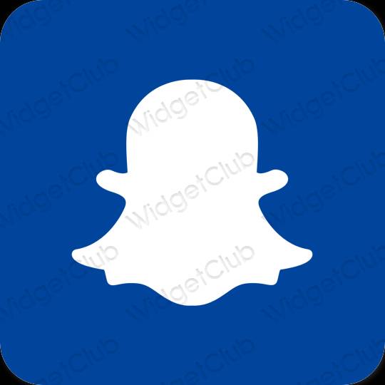 Stijlvol paars snapchat app-pictogrammen