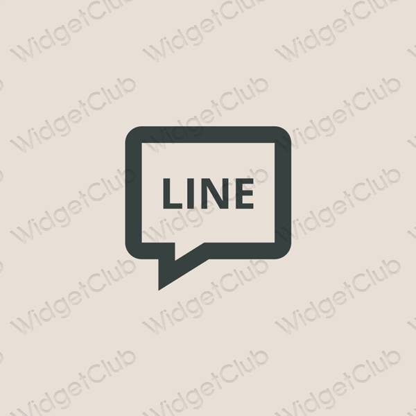 Aesthetic LINE app icons