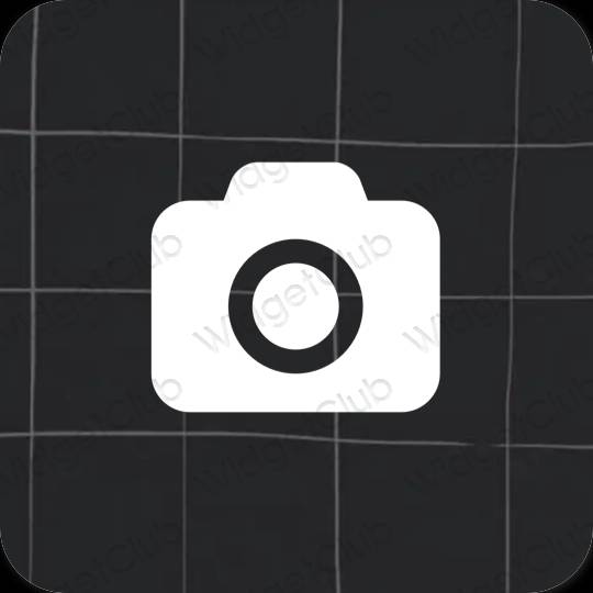 Icônes d'application Camera esthétiques