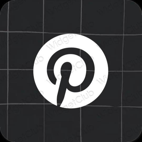 Estetske Pinterest ikone aplikacij